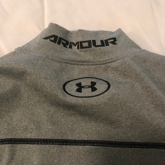 Under Armour compression grey long sleeve shirt - Picture 3 of 5